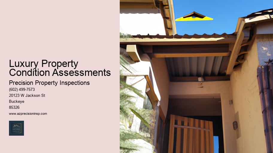 Luxury Property Condition Assessments